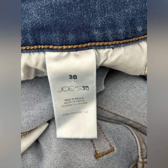 New! Joe’s Jeans High Rise Wide Leg Cropped Raw Hem Jeans Womens Size 30 - Picture 12 of 15